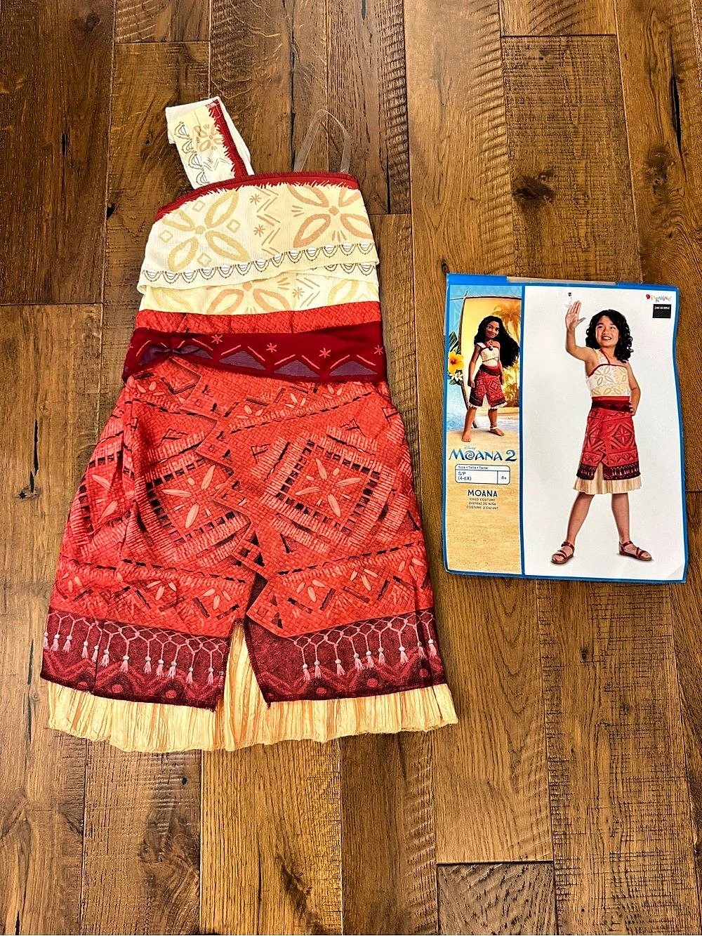 Disguise Disney Moana 2 Halloween Costume Dress Size 4–6X NWT